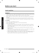 Preview for 22 page of Samsung WA13T5260B Series User Manual