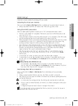 Предварительный просмотр 21 страницы Samsung WA166DRHD Series User Manual