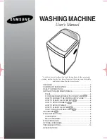 Samsung WA167LD1 User Manual preview