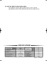 Preview for 10 page of Samsung WA200 Owner'S Instructions Manual