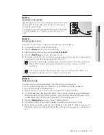 Preview for 17 page of Samsung WA400 Series User Manual