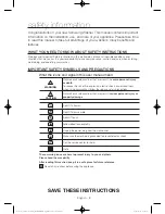 Preview for 3 page of Samsung WA40J3000A Series User Manual