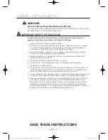 Preview for 4 page of Samsung WA40J3000A Series User Manual