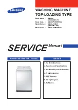 Samsung WA40J3000AW Service Manual предпросмотр