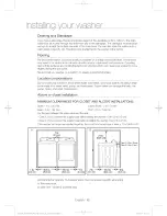 Предварительный просмотр 12 страницы Samsung WA40J3000AW User Manual