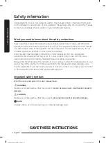 Preview for 4 page of Samsung WA44A32 A Series User Manual