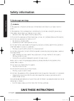 Preview for 8 page of Samsung WA45K7600AW/AA User Manual