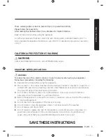 Preview for 5 page of Samsung WA45M3100A Series User Manual