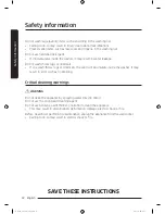 Preview for 12 page of Samsung WA45M3100A Series User Manual