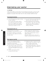 Preview for 42 page of Samsung WA45M3100A Series User Manual