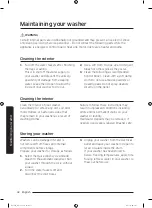 Preview for 42 page of Samsung WA45n3050A Series User Manual