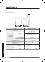 Preview for 58 page of Samsung WA45n3050A Series User Manual