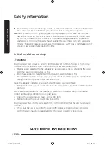 Preview for 6 page of Samsung WA45T3400AP User Manual