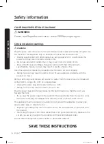 Preview for 6 page of Samsung WA46CG3505A Series User Manual