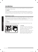 Preview for 16 page of Samsung WA46CG3505A Series User Manual