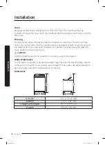 Preview for 20 page of Samsung WA46CG3505A Series User Manual