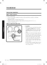 Preview for 22 page of Samsung WA46CG3505A Series User Manual