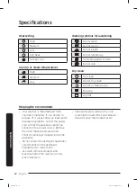 Preview for 62 page of Samsung WA46CG3505A Series User Manual