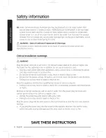 Preview for 6 page of Samsung WA4837700A Series User Manual