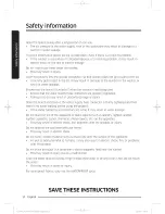 Preview for 10 page of Samsung WA4837700A Series User Manual