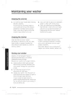 Preview for 46 page of Samsung WA4837700A Series User Manual