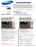 Samsung WA48H7400 Troubleshooting Manual preview