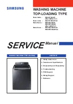 Preview for 1 page of Samsung WA48H7400AP Service Manual