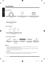 Предварительный просмотр 14 страницы Samsung WA49B5105 Series User Manual