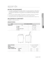 Preview for 39 page of Samsung WA50F9A6DSW/A2 User Manual