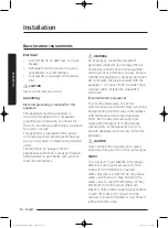 Preview for 16 page of Samsung WA50K8600A Series User Manual