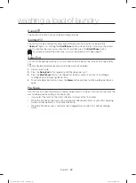 Preview for 22 page of Samsung WA50M7450AW/A4 User Manual