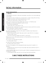 Preview for 8 page of Samsung WA50R5200AW/US User Manual