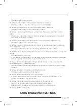 Предварительный просмотр 11 страницы Samsung WA51A5505AV User Manual