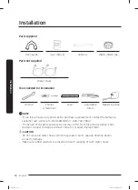 Preview for 18 page of Samsung WA52B7650A Series User Manual