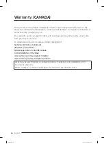 Preview for 66 page of Samsung WA52B7650A Series User Manual