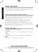 Preview for 4 page of Samsung WA52J8060A User Manual