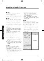 Preview for 36 page of Samsung WA52J8060A User Manual