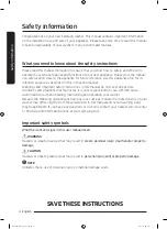 Preview for 4 page of Samsung WA52M7750A Sereis User Manual