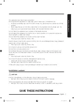 Preview for 7 page of Samsung WA52M7750A Sereis User Manual