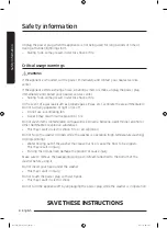 Preview for 8 page of Samsung WA52M7750A Sereis User Manual