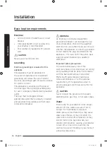 Preview for 16 page of Samsung WA52M7750A Sereis User Manual