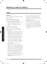 Preview for 34 page of Samsung WA52M7750A Sereis User Manual