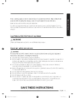 Preview for 5 page of Samsung WA52M8650A Series User Manual