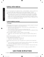 Preview for 6 page of Samsung WA52M8650A Series User Manual