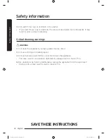 Preview for 12 page of Samsung WA52M8650A Series User Manual