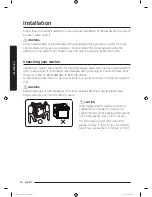 Preview for 16 page of Samsung WA52M8650A Series User Manual