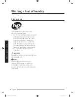 Preview for 44 page of Samsung WA52M8650A Series User Manual