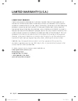 Preview for 68 page of Samsung WA52M8650A Series User Manual