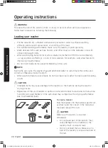 Предварительный просмотр 28 страницы Samsung WA52M8650AW User Manual