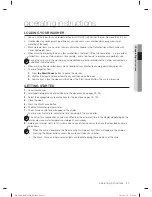 Preview for 17 page of Samsung WA5471AB Series User Manual